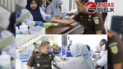 Kejari Gorut Gelar Donor Darah Sambut Hari Lahir Kejaksaan RI ke-80