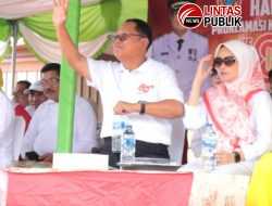 Bupati Thariq Modanggu Canangkan Rangkaian HUT RI ke-80 di Gorontalo Utara, Parade OPD dan Kecamatan Meriahkan Pembukaan