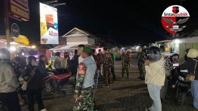 Kodim 1314 Bersama GP Ansor Gorut Gelar Patroli Malam Jaga Kamtibmas