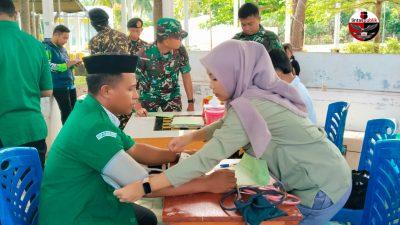 Ketua Ansor Gorut Ikut Donor Darah di HUT TNI ke-80, Wujud Sinergi Pemuda dan TNI