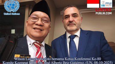 Ketua Konferensi Ke-80 Komite Keempat PBB Berikan Komentar atas Pidato Wilson Lalengke