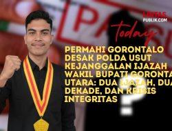 PERMAHI Desak Polda Gorontalo Usut Tuntas Dugaan Pemalsuan Ijazah Wabup Gorut