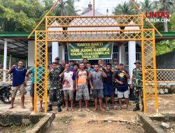 Peringati Hari Juang TNI AD 2025, Koramil 1314-03/Sumalata Gelar Karya Bakti di Masjid Dahrul Jannah Kulowoka