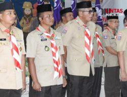 Dandim 1314/Gorontalo Utara Hadiri Pelantikan Pengurus Kwarcab Gerakan Pramuka Masa Bakti 2025–2030