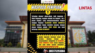 Kejari Gorontalo Utara Imbau Masyarakat Waspada Penipuan Mengatasnamakan Pejabat Kejaksaan