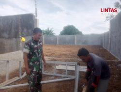 Babinsa Koramil 1314-01/Kwandang Dampingi Pembangunan Koperasi Desa Merah Putih di Bulalo