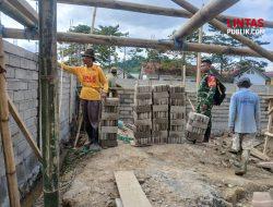 Babinsa Koramil 1314-02/Atinggola Awasi Pembangunan KDKMP di Desa Wapalo