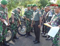 Dandim 1314/Gorut Periksa 60 Unit Kendaraan Dinas, Pastikan Kesiapan Operasional Prajurit