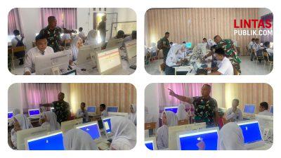 Danramil 1314-01/Kwandang Awasi Langsung Pemeriksaan Psikologi KKRI Tahun 2026 di SMA Negeri 7 Gorut