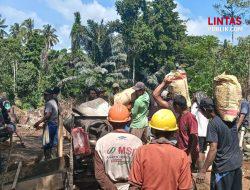 Kades Sigaso Apresiasi Presiden Prabowo Subianto atas Pembangunan Jembatan Perintis Garuda