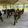 Kodim 1314/Gorut Gelar Ujian Kenaikan Sabuk Pencak Silat Militer, 90 Prajurit Ikut Seleksi