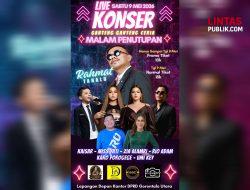 Konser “Ganteng-Ganteng Ceria” Siap Meriahkan Malam Penutupan di Gorut, Hadirkan Sejumlah Artis Lokal dan Nasional