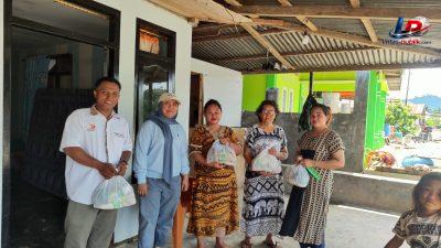 Fatri Botutihe Salurkan Bantuan dan Hibur Korban Banjir di Kecamatan Biau
